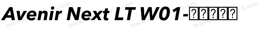 Avenir Next LT W01字体转换
